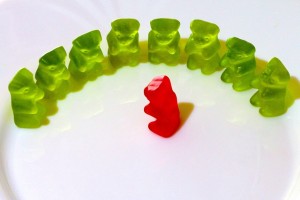 gummie bears, green pixabay
